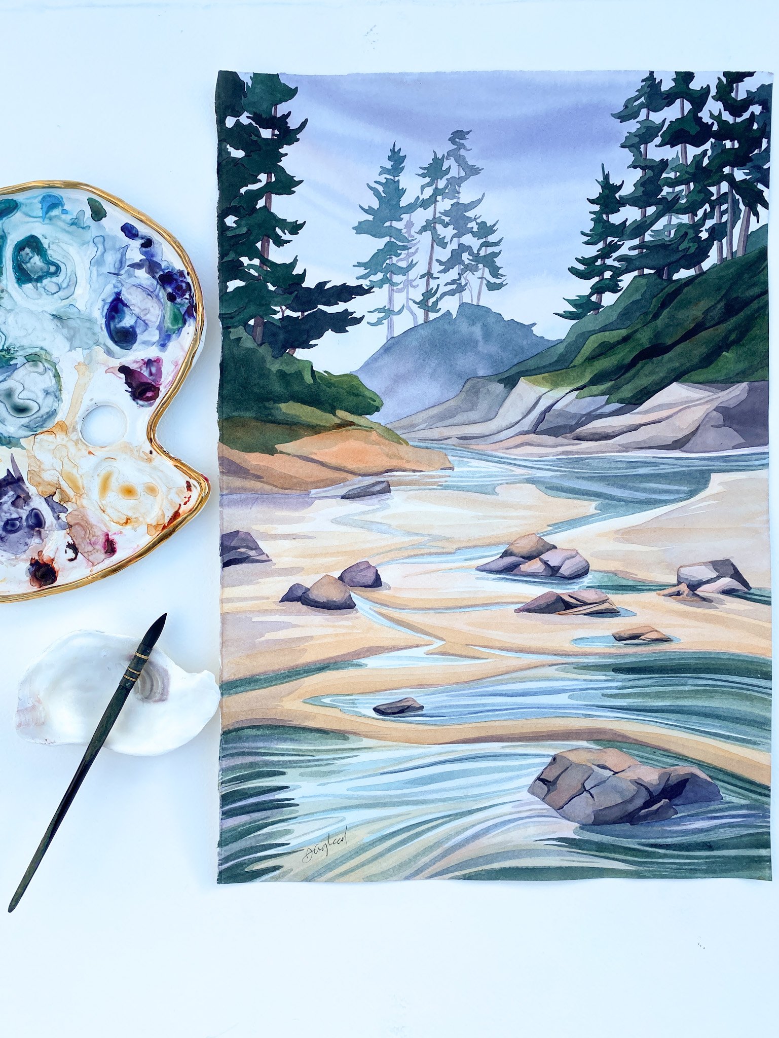 Andrea England West Coast Watercolour painting-3.JPG